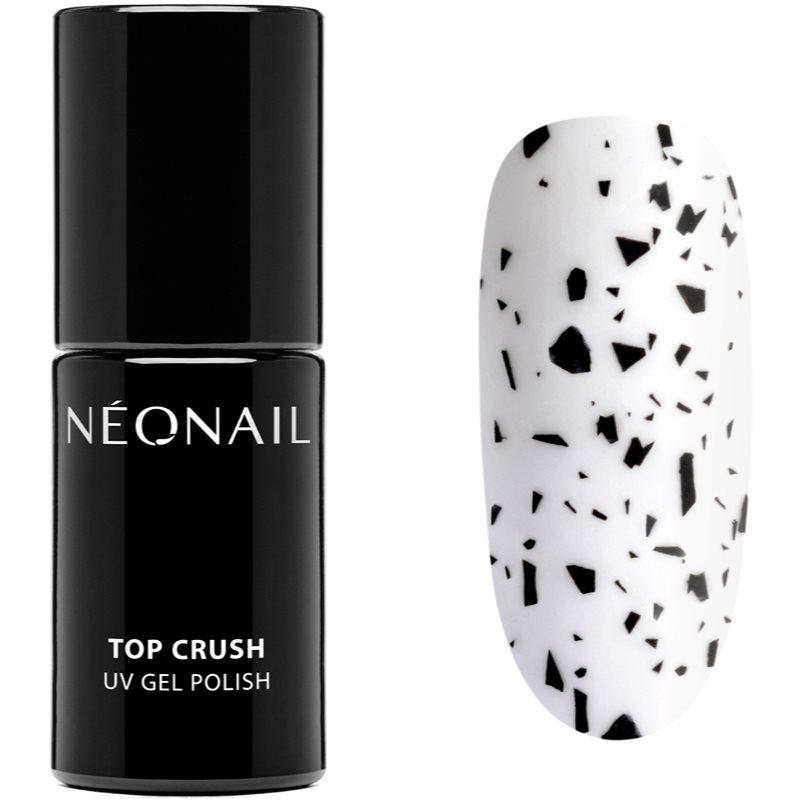 NEONAIL Top Crush vrchní lak na nehty s použitím UV/LED lampy odstín Black Gloss 7,2 ml