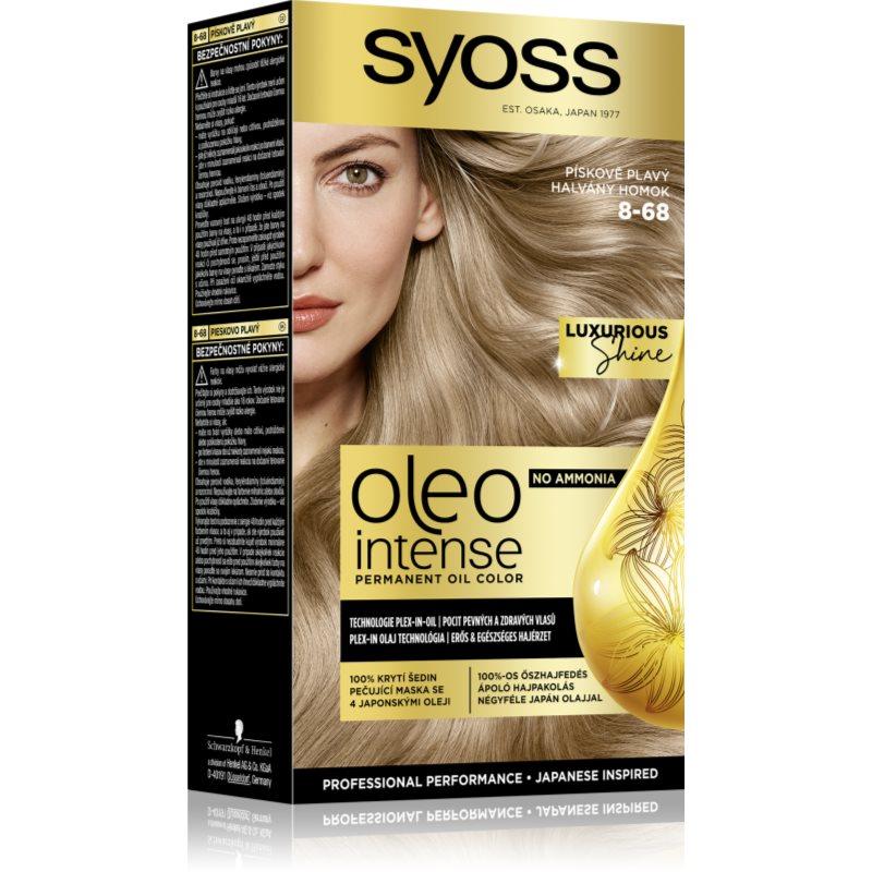 Syoss Oleo Intense permanentní barva na vlasy s olejem odstín 8-68 Pískově plavý 1 ks