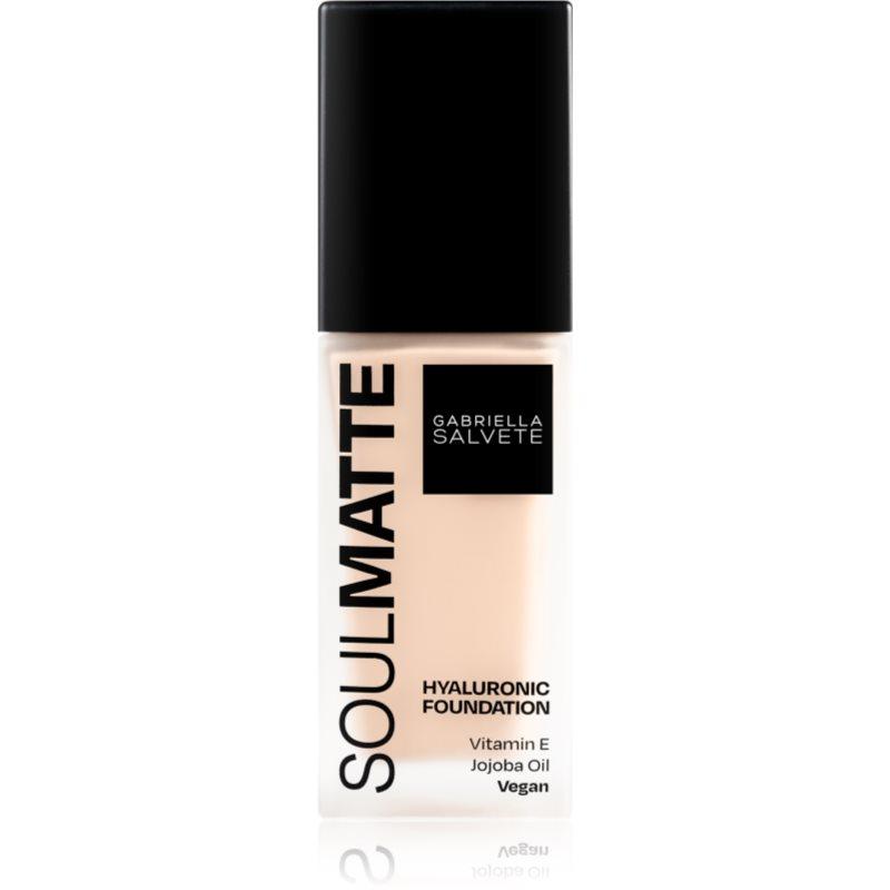 Gabriella Salvete SoulMatte dlouhotrvající make-up s matným efektem odstín 02C Ivory Cold 30 ml