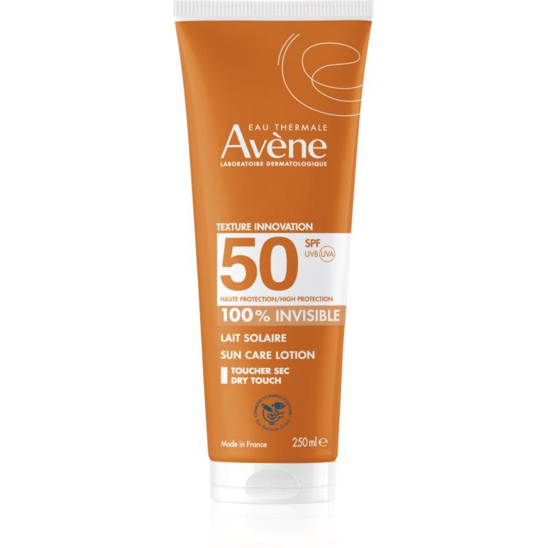 Avène Sun Care Lotion 100% Invisible voděodolné mléko na opalování SPF 50 250 ml