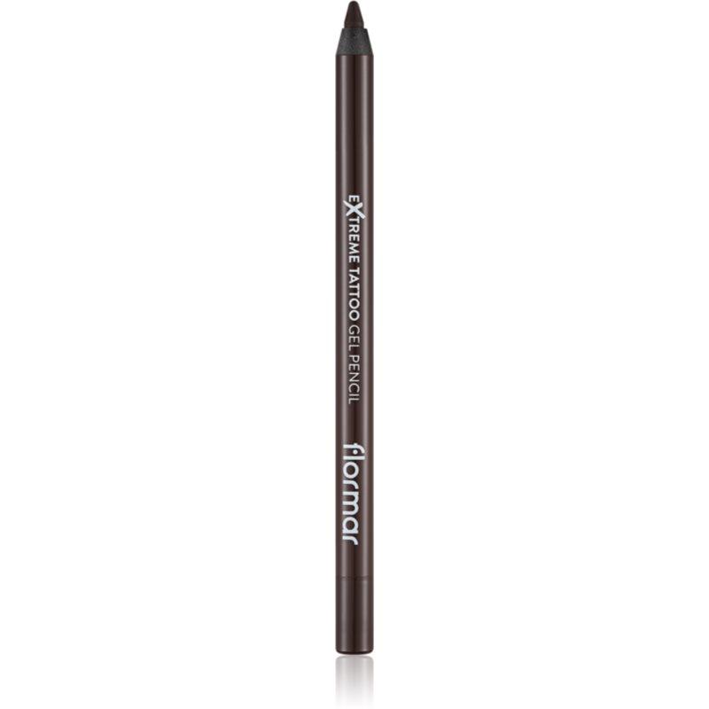 flormar Extreme Tattoo Gel Pencil voděodolná gelová tužka na oči odstín 02 Walnut 1.2 g