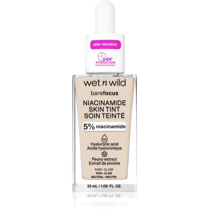 Wet n Wild Bare Focus Niacinamide Skin Tint lehký hydratační make-up odstín Fair (Neutral) 32 ml