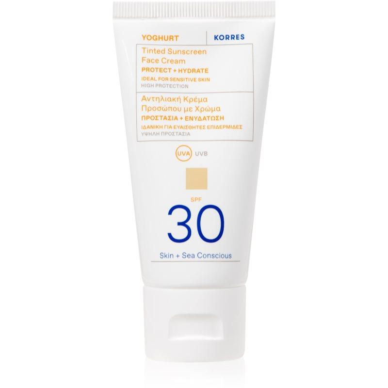 Korres Yoghurt Tinted Sunscreen tónovací ochranný krém SPF 30 50 ml