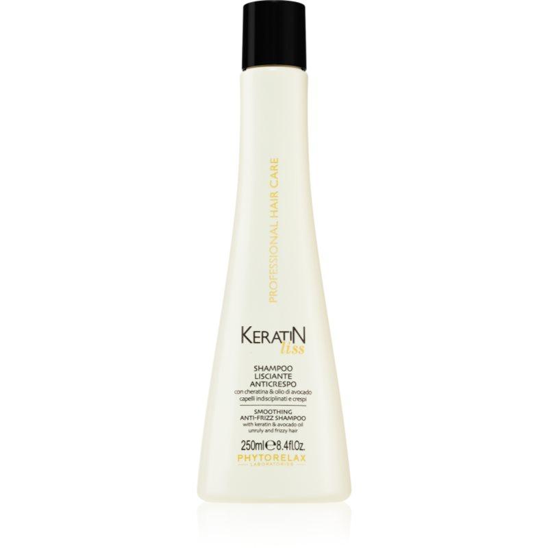 Phytorelax Laboratories Keratin Liss uhlazující šampon pro nepoddajné vlasy 250 ml