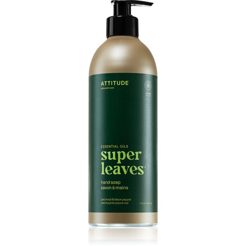 Attitude Super Leaves Essentials přírodní mýdlo na ruce Bergamot & Ylang Ylang 473 ml