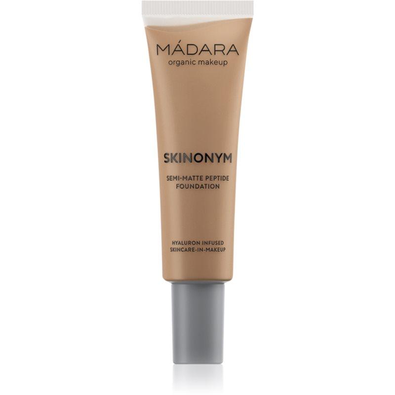 MÁDARA Skinonym Semi-Matte Peptide dlouhotrvající make-up s peptidy odstín #60 Olive 30 ml