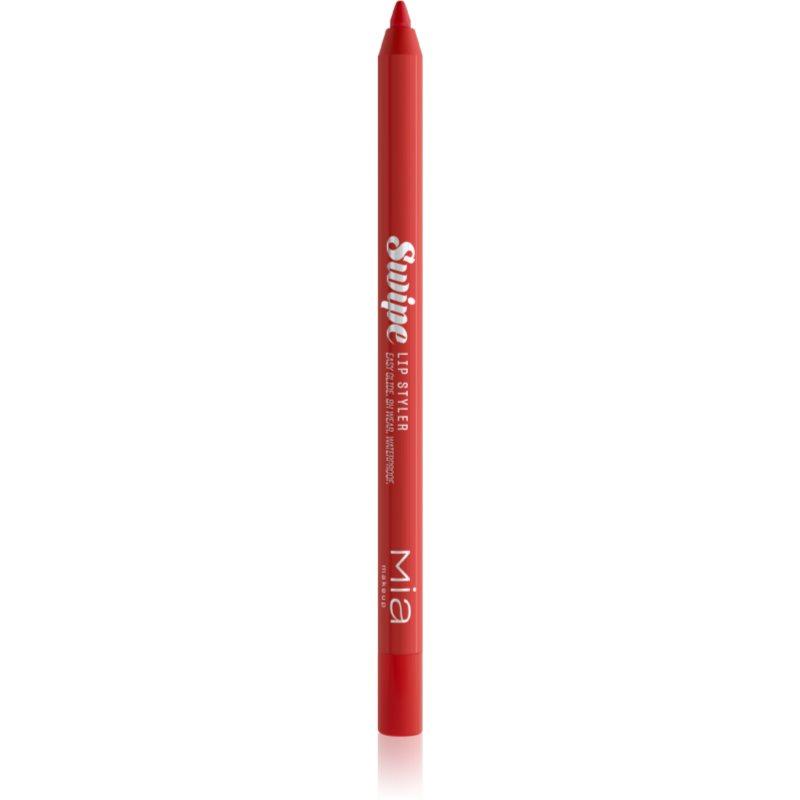 Mia Cosmetics Swipe konturovací tužka na rty voděodolná odstín 05 True Red 1.26 g
