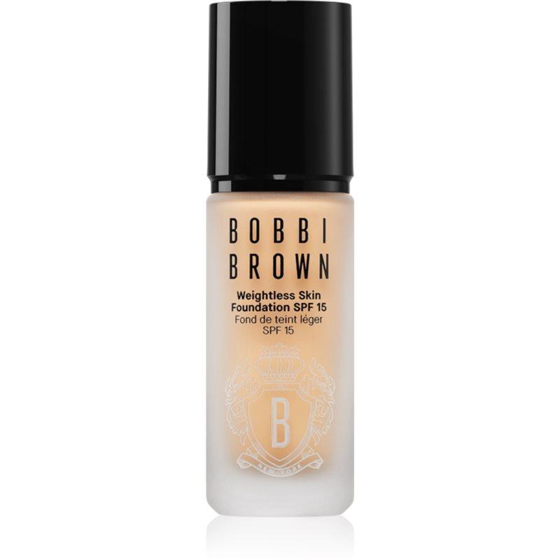 Bobbi Brown Weightless Skin Foundation SPF 15 Mini dlouhotrvající matující make-up s hydratačním účinkem odstín Warm Natural 13 ml