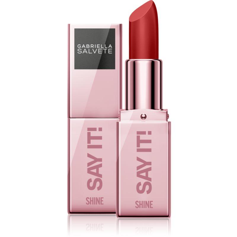 Gabriella Salvete Say It! And Shine! hydratační lesklá rtěnka odstín 05 3,5 g