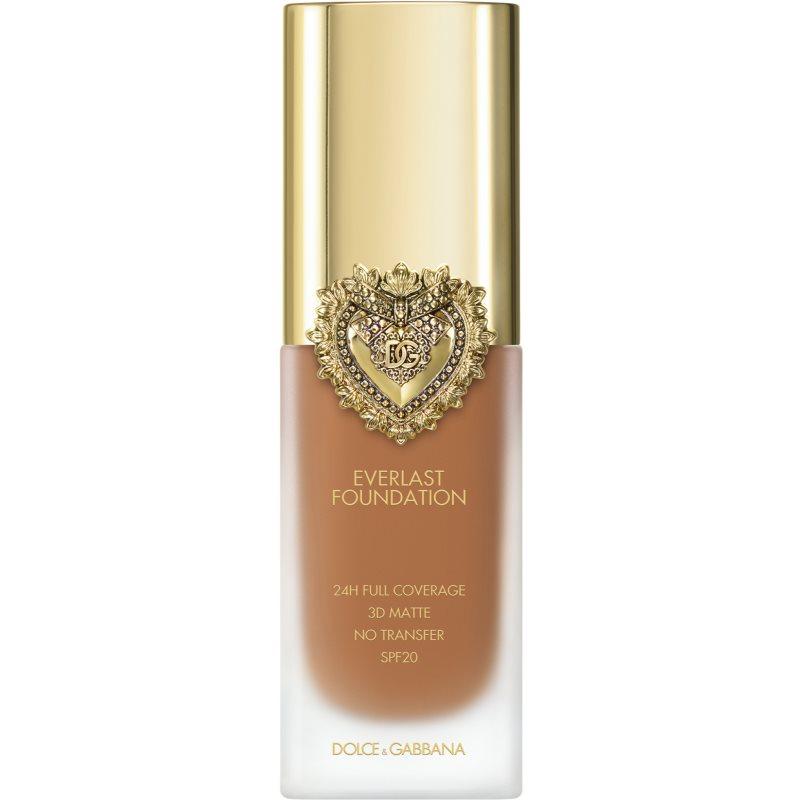 Dolce&Gabbana Flawless Everlast Foundation intenzivně krycí make-up s dlouhotrvajícím efektem SPF 20 odstín 25W Medium Deep 27 ml