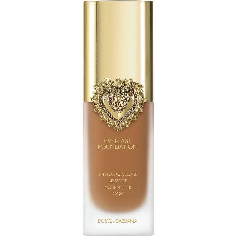 Dolce&Gabbana Flawless Everlast Foundation intenzivně krycí make-up s dlouhotrvajícím efektem SPF 20 odstín 27N Medium Deep 27 ml