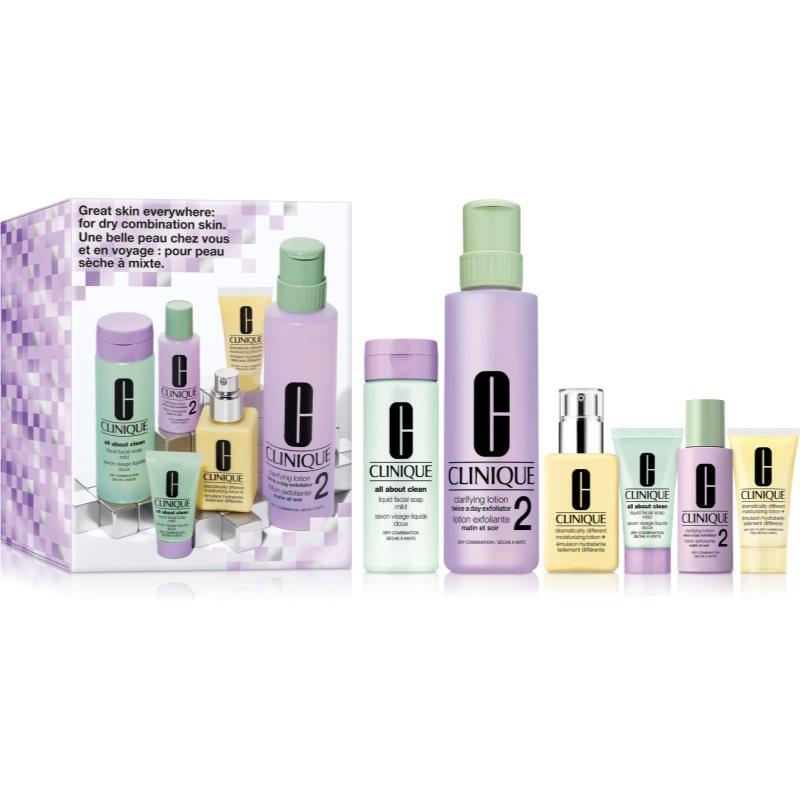 Clinique Skincare Set 3-Step Skincare Set For Dry Skin dárková sada pro suchou pleť