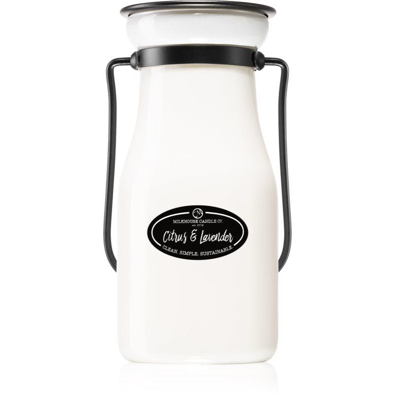 Milkhouse Candle Co. Creamery Citrus & Lavender vonná svíčka Milkbottle 227 g