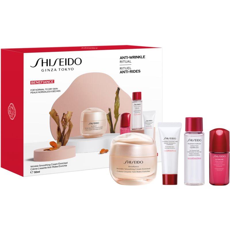 Shiseido Benefiance Wrinkle Smoothing Cream Enriched Value Set dárková sada pro dokonalou pleť