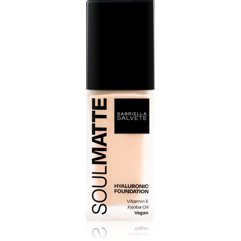 Gabriella Salvete SoulMatte dlouhotrvající make-up s matným efektem odstín 02W Ivory Warm 30 ml