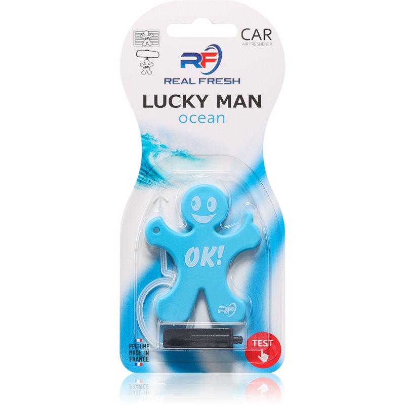 Real Fresh Lucky Man Ocean vůně do auta 1 ks