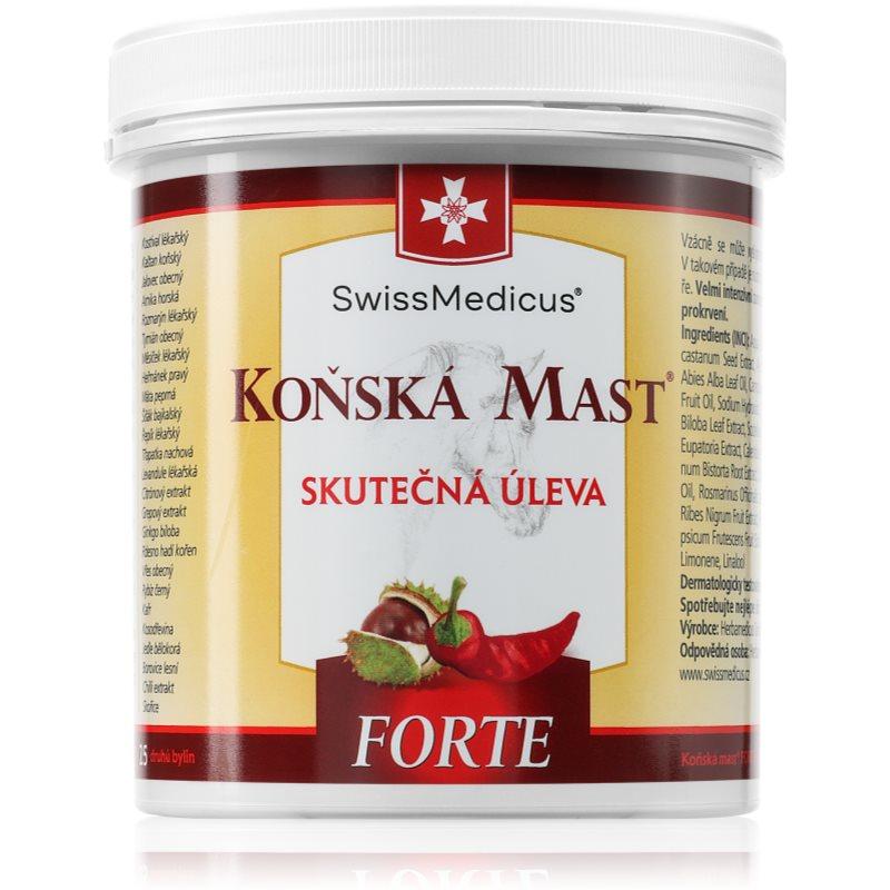 SwissMedicus Koňská mast FORTE hřejivá mast 500 ml