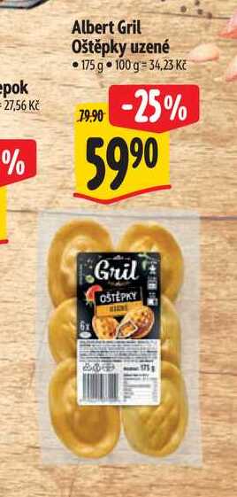  Albert Gril Oštěpky uzené 175 g 