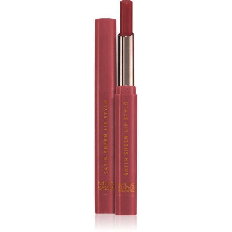 MUA Makeup Academy Satin Sheen saténová rtěnka odstín Mystic 1,5 g