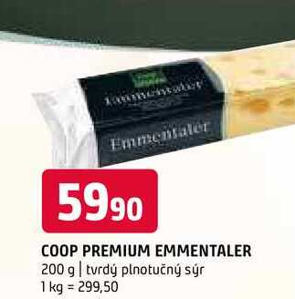 Coop premium Emmentaler 125g
