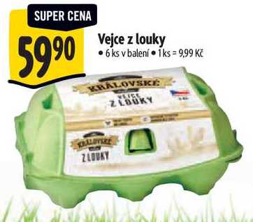 Vejce z louky, 6 ks