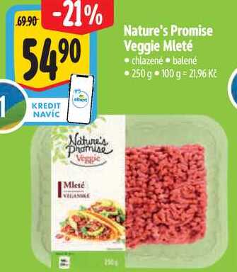 Nature's Promise Veggie Mleté, 250 g