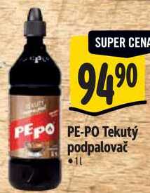 PE-PO Tekutý podpalovač, 1 l