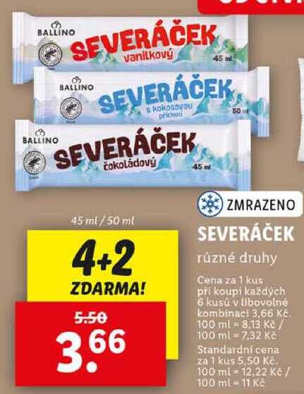 SEVERÁČEK, 45 ml/50 ml