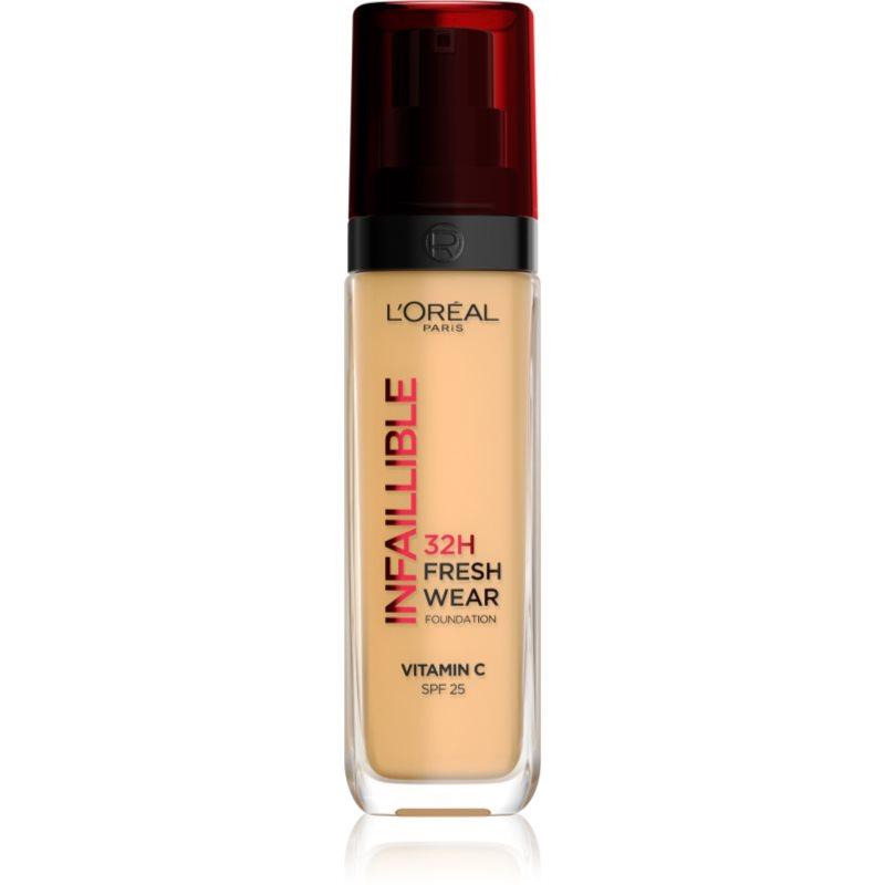 L’Oréal Paris Infaillible 32H Fresh Wear dlouhotrvající tekutý make-up odstín 140 Golden Beige 30 ml