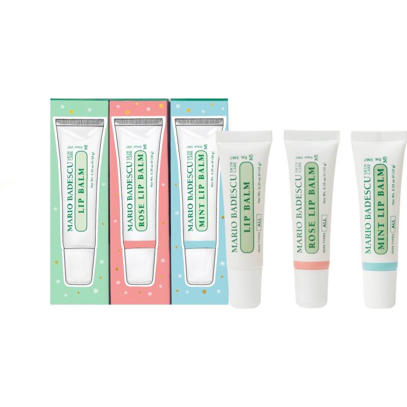 Mario Badescu Lip Balm Trio dárková sada na rty