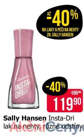 Sally Hansen Insta-Dri lak na nehty, různé odstíny 