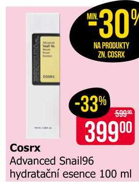 Cosrx Advanced Snail96 hydratační esence 100 ml 