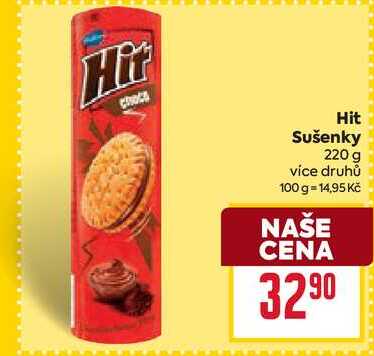 Hit Sušenky 220 g 