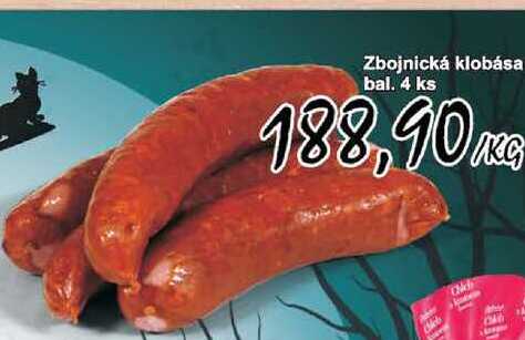 Zbojnická klobása bal. 4 ks 