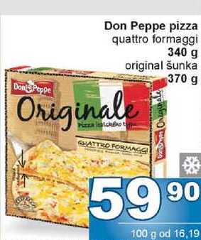 Don Peppe Don Peppe pizza quattro formaggi 340 g 