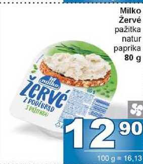Milko Žervé pažítka natur paprika 80 g