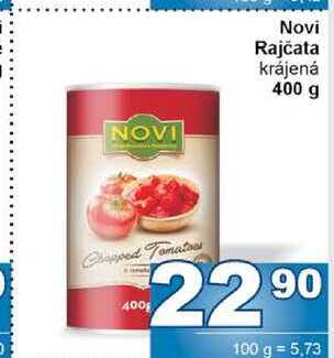 Novi Rajčata krájená 400 g