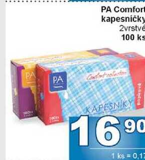PA Comfort kapesníčky 2vrstvé 100ks