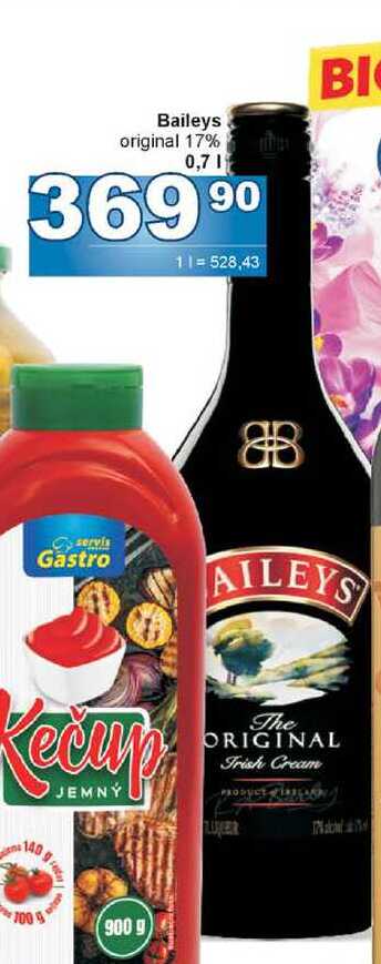 Baileys original 17% 0,7l