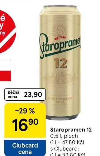 Staropramen 12, 0.5 l