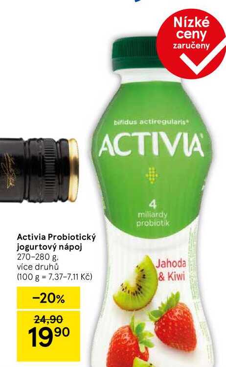 Activia Probiotický jogurtový nápoj, 270 - 280 g  