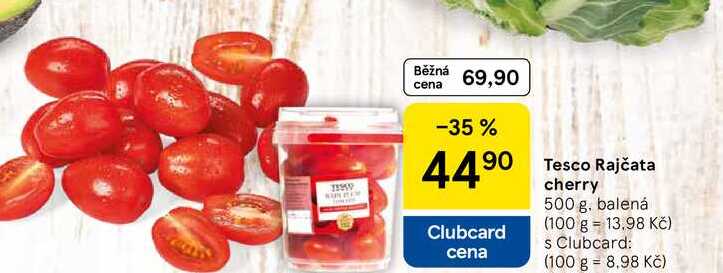 Tesco Rajčata cherry, 500 g. balená  