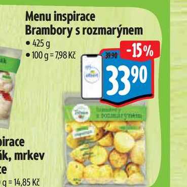 Menu inspirace Brambory s rozmarýnem 425 g  