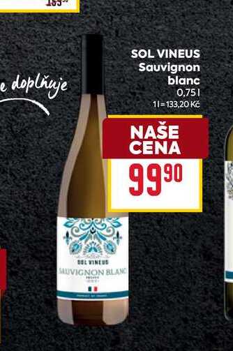 SOL VINEUS Sauvignon blanc 0,75l