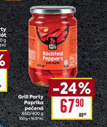 Grill Party Paprika pečená 650/400 g