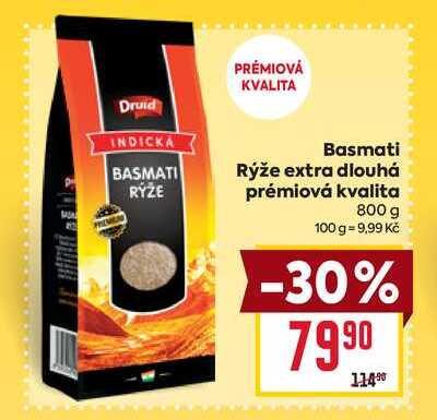 Basmati Rýže extra dlouhá prémiová kvalita 800 g 