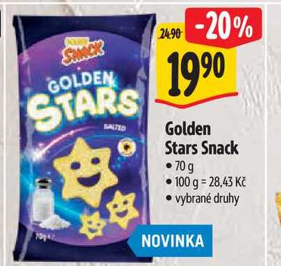 Golden Stars Snack 70 g  