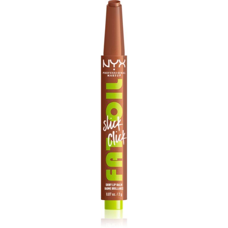 NYX Professional Makeup Fat Oil Slick Click tónovací balzám na rty odstín Feedworthy 2 g