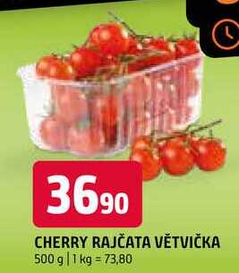 Rajčata Cherry větvička 500 g