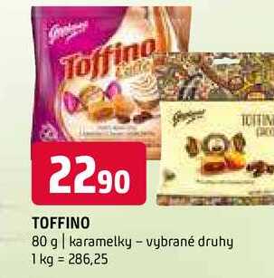 Toffing 80 g karamelky vybrané druhy